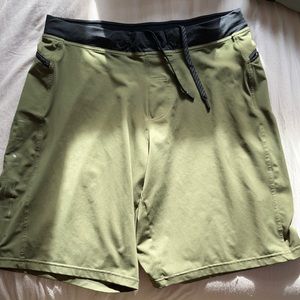 Hylete | Green CrossFit Lifting Shorts Large